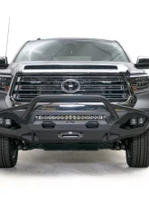 Fab Fours Black Powdercoat Matrix Front Bumper with Low Pre-Runner Guard Toyota Tacoma 2016-2021                                     - TT16-X3652-1 - Image 3