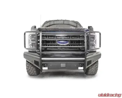 Fab Fours Steel Elite Front Bumper Black Full Guard Ford Super Duty F250 | F550 1999-2023 - FS23-Q5960-1