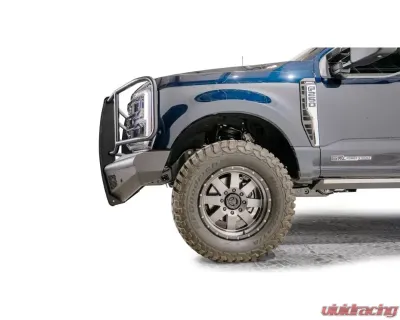 Fab Fours Steel Elite Front Bumper Black Full Guard Ford Super Duty F250 | F550 1999-2023 - FS23-Q5960-1
