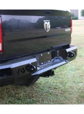 Fab Fours 09-18 Dodge 1500, 2010 - 2017 Dodge 2500 - 5500 Heavy Duty Rear Bumper Bare                                     - DR09-W2950-B - Image 2