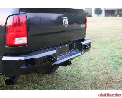 Fab Fours 09-18 Dodge 1500, 2010 - 2017 Dodge 2500 - 5500 Heavy Duty Rear Bumper Bare - DR09-W2950-B
