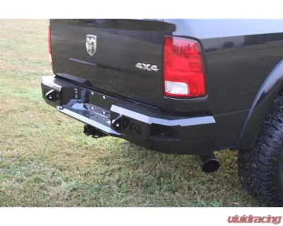 Fab Fours 09-18 Dodge 1500, 2010 - 2017 Dodge 2500 - 5500 Heavy Duty Rear Bumper Bare - DR09-W2950-B