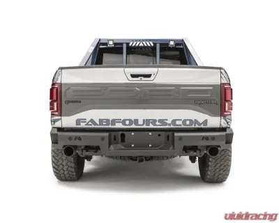 Fab Fours Rear Sensor Bumper Bare Ford Raptor 2017-2025 - FF17-W4351-B