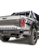 Fab Fours Rear Sensor Bumper Bare Ford Raptor 2017-2025                                     - FF17-W4351-B - Image 2