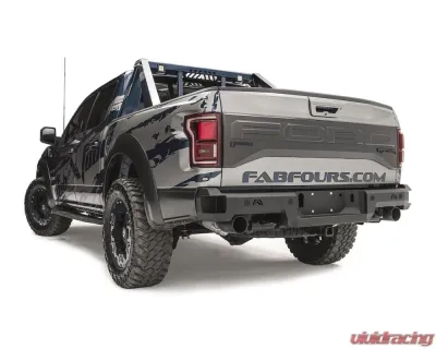 Fab Fours Rear Sensor Bumper Bare Ford Raptor 2017-2025 - FF17-W4351-B