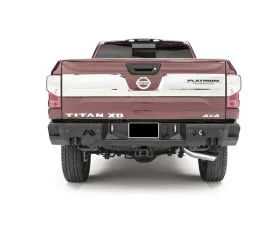 Fab Fours 16-18 Nissan Titan XD Rear SENSOR Bumper Bare