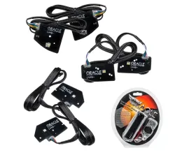 Oracle Lighting ColorSHIFT RGBW+A Headlight DRL Upgrade Kit w/ RF Controller for LED Projector Headlights Ram 1500 2019-2023