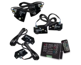 Oracle Lighting ColorSHIFT RGBW+A Headlight DRL Upgrade Kit w/ 2.0 Controller for LED Projector Headlights Ram 1500 2019-2023