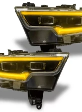 Oracle Lighting ColorSHIFT RGBW+A Headlight DRL Upgrade Kit w/ RF Controller for LED Projector Headlights Ram 1500 2019-2023                                     - 1448-330 - Image 11