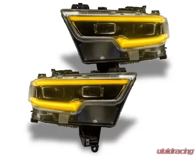 Oracle Lighting ColorSHIFT RGBW+A Headlight DRL Upgrade Kit w/ RF Controller for LED Projector Headlights Ram 1500 2019-2023 - 1448-330