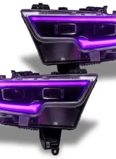 Oracle Lighting ColorSHIFT RGBW+A Headlight DRL Upgrade Kit w/ RF Controller for LED Projector Headlights Ram 1500 2019-2023                                     - 1448-330 - Image 12