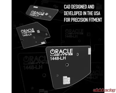 Oracle Lighting ColorSHIFT RGBW+A Headlight DRL Upgrade Kit w/ RF Controller for LED Projector Headlights Ram 1500 2019-2023 - 1448-330