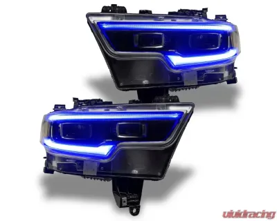 Oracle Lighting ColorSHIFT RGBW+A Headlight DRL Upgrade Kit w/ RF Controller for LED Projector Headlights Ram 1500 2019-2023 - 1448-330