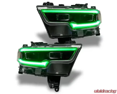 Oracle Lighting ColorSHIFT RGBW+A Headlight DRL Upgrade Kit w/ RF Controller for LED Projector Headlights Ram 1500 2019-2023 - 1448-330