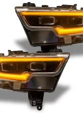 Oracle Lighting ColorSHIFT RGBW+A Headlight DRL Upgrade Kit w/ RF Controller for LED Projector Headlights Ram 1500 2019-2023                                     - 1448-330 - Image 10