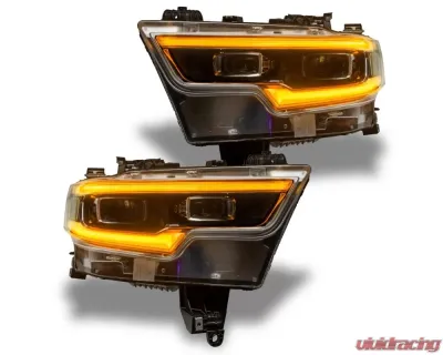 Oracle Lighting ColorSHIFT RGBW+A Headlight DRL Upgrade Kit w/ RF Controller for LED Projector Headlights Ram 1500 2019-2023 - 1448-330