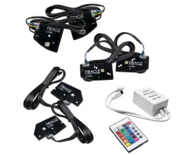 Oracle Lighting ColorSHIFT RGBW+A Headlight DRL Upgrade Kit w/ Simple Controller for LED Projector Headlights Ram 1500 2019-2023