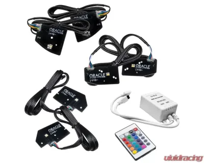 Oracle Lighting ColorSHIFT RGBW+A Headlight DRL Upgrade Kit w/ Simple Controller for LED Projector Headlights Ram 1500 2019-2023 - 1448-504