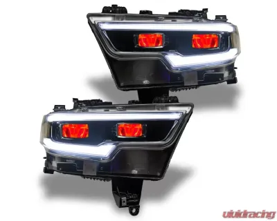 Oracle Lighting ColorSHIFT Headlight Demon Eye Kit (LED Projector) Ram 1500 2019-2024 - 1456-334