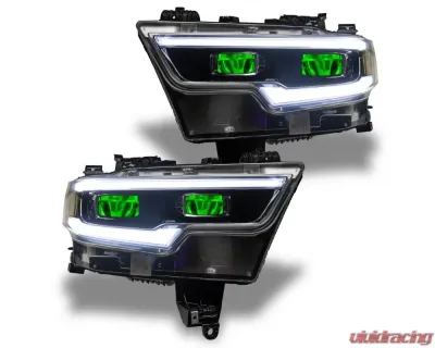 Oracle Lighting ColorSHIFT Headlight Demon Eye Kit (LED Projector) Ram 1500 2019-2024 - 1456-334