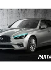 Oracle Lighting ColorSHIFT RGB+W Headlight DRL Upgrade Kit w/ RF Controller Infiniti Q50 2014-2024                                     - 1457-330 - Image 5