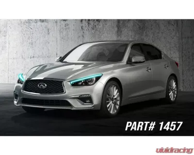 Oracle Lighting ColorSHIFT RGB+W Headlight DRL Upgrade Kit w/ RF Controller Infiniti Q50 2014-2024 - 1457-330