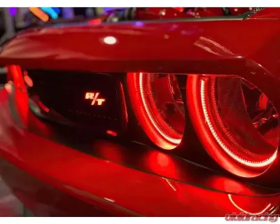 Oracle Lighting Dynamic Colorshift Mount Headlight|Fog Light Halo Kit Dodge Challenger 2008-2014 - 1458-332