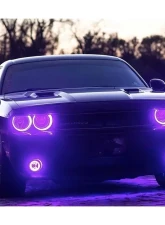 Oracle Lighting Dynamic Colorshift Mount Headlight|Fog Light Halo Kit Dodge Challenger 2008-2014                                     - 1458-332 - Image 10