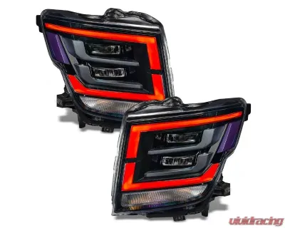Oracle Lighting RGB+W Headlight DRL Upgrade ColorShift w/ RF Controller Nissan Titan 2021-2024 - 1463-330