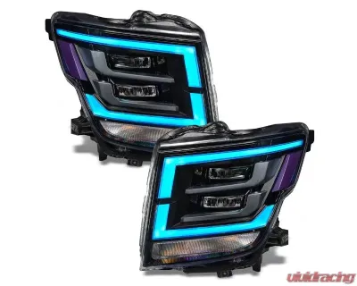 Oracle Lighting RGB+W Headlight DRL Upgrade ColorShift w/ RF Controller Nissan Titan 2021-2024 - 1463-330