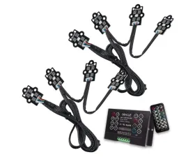 Oracle Lighting RGB+W Headlight DRL Upgrade ColorShift w/ 2.0 Controller Nissan Titan 2021-2024