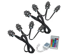 Oracle Lighting RGB+W Headlight DRL Upgrade ColorShift w/ Simple Controller Nissan Titan 2021-2024