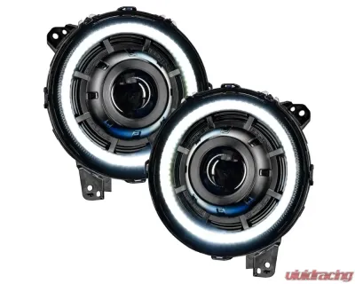 Oracle Lighting Oculuc Switchback Bi-LED Projector Headlights Jeep Wrangler JL | Gladiator JT 2018-2024 - 5839-023