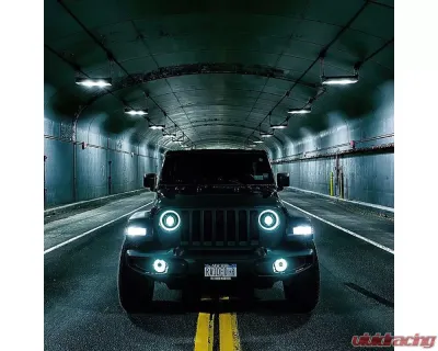 Oracle Lighting Oculuc Switchback Bi-LED Projector Headlights Jeep Wrangler JL | Gladiator JT 2018-2024 - 5839-023