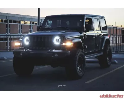 Oracle Lighting Oculuc Switchback Bi-LED Projector Headlights Jeep Wrangler JL | Gladiator JT 2018-2024 - 5839-023