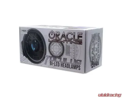 Oracle Lighting Oculus 7 Inch Switchback Bi-LED Projector Headlights Jeep Wrangler JK 2007-2018 - 5876-001