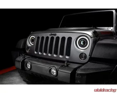 Oracle Lighting Oculus 7 Inch Switchback Bi-LED Projector Headlights Jeep Wrangler JK 2007-2018 - 5876-001