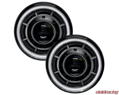 Oracle Lighting Oculus 7 Inch Switchback Bi-LED Projector Headlights Jeep Wrangler JK 2007-2018 - 5876-001