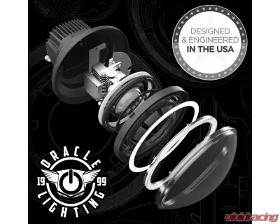 Oracle Lighting Oculus Bi-Led Projector Headlights 7inch Switchback Jeep Wrangler JK 2007-2018 - 5876-023