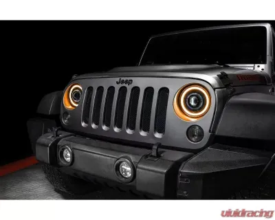Oracle Lighting Oculus Bi-Led Projector Headlights 7inch Switchback Jeep Wrangler JK 2007-2018 - 5876-023