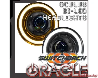 Oracle Lighting Oculus Bi-Led Projector Headlights 7inch Switchback Jeep Wrangler JK 2007-2018 - 5876-023
