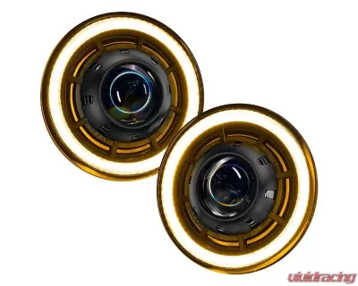 Oracle Lighting Oculus Bi-Led Projector Headlights 7inch Switchback Jeep Wrangler JK 2007-2018 - 5876-023