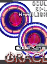 Oracle Lighting ORACLE Oculus Colorshift 7inch Bi-Led Projector Headlights No Controller Jeep Wrangler JK 2007-2018                                     - 5876-334 - Image 2