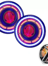 Oracle Lighting ORACLE Oculus Colorshift 7inch Bi-Led Projector Headlights No Controller Jeep Wrangler JK 2007-2018                                     - 5876-334 - Image 3