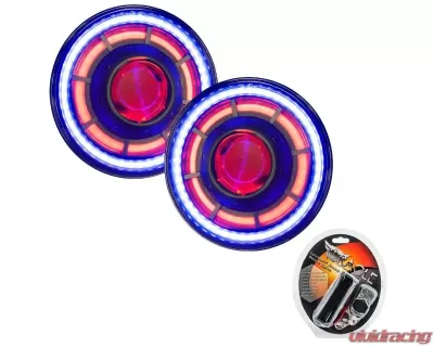 Oracle Lighting ORACLE Oculus Colorshift 7inch Bi-Led Projector Headlights No Controller Jeep Wrangler JK 2007-2018 - 5876-334