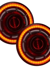 Oracle Lighting ORACLE Oculus Colorshift 7inch Bi-Led Projector Headlights No Controller Jeep Wrangler JK 2007-2018                                     - 5876-334 - Image 7