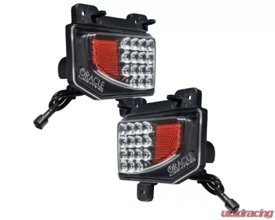 Oracle Lighting Rear Bumper LED Reverse Lights w/ Plug & Play Harness Jeep Gladiator JT 2020+ - 5881-504