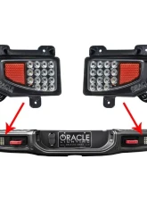Oracle Lighting Rear Bumper LED Reverse Lights w/ Plug & Play Harness Jeep Gladiator JT 2020+                                     - 5881-504 - Image 8