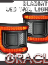 Oracle Lighting Flush Mount LED Tail Lights - Standard Lens Jeep Gladiator JT 2020-2025                                     - 5882-504 - Image 2