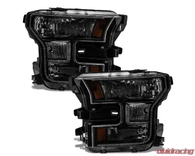 Oracle Lighting Dynamic ColorSHIFT RGB+A Pre-Assembled Headlights Black Edition Ford F-150 2015-2017 - 8201-332